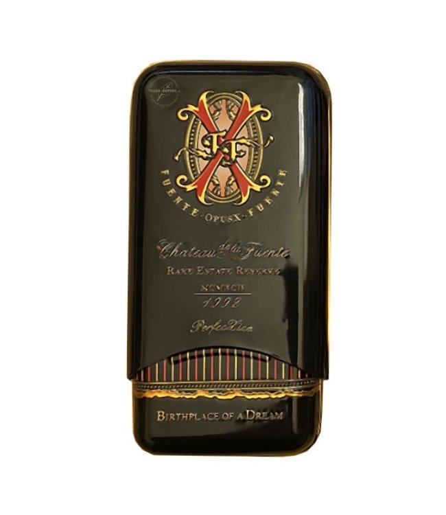 Arturo Fuente Opus X Perfecxion X (Short Churchill) Rare Estate Reserve 1992 3er Blechdose