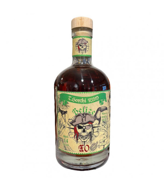 T. Sonthi Rum  T. Sonthi Belize 43%  0,7L
