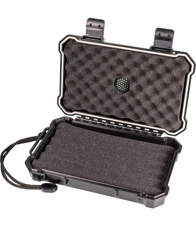 Passatore  Reisehumidor zementgrau für 5 Zigarren