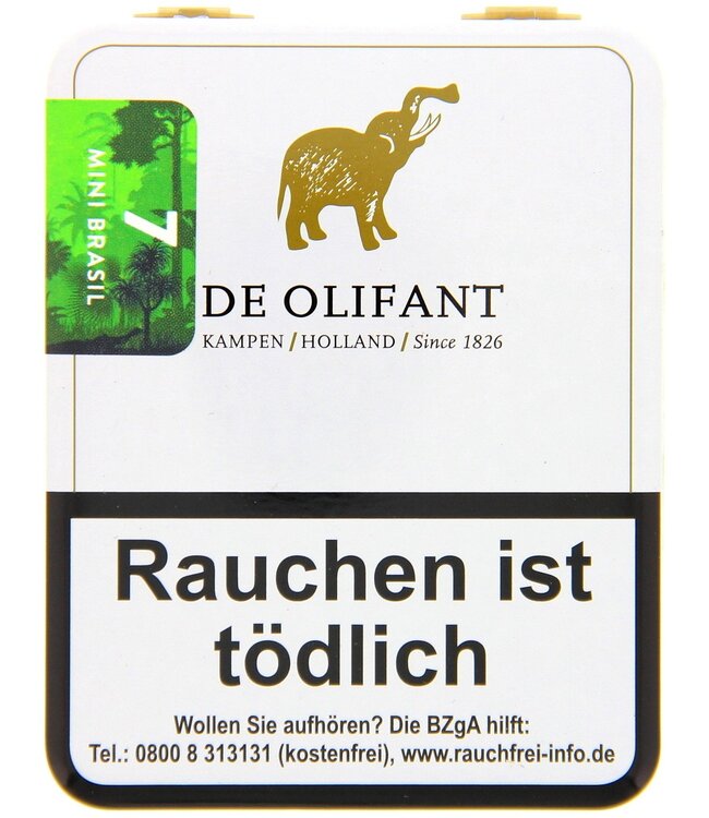 DE OLIFANT  Modern  Mini Zigarillos - BRASIL (7er)
