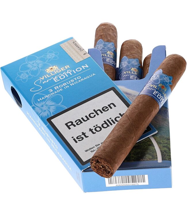 Villiger   Sampler Summer Edition Robusto Nicaragua 2023 (3er Box)