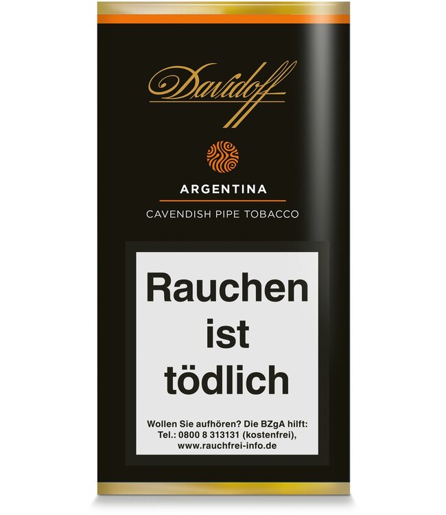 Davidoff    Pfeifentabak Discovery Argentina Cavendish  (50g Pouch)