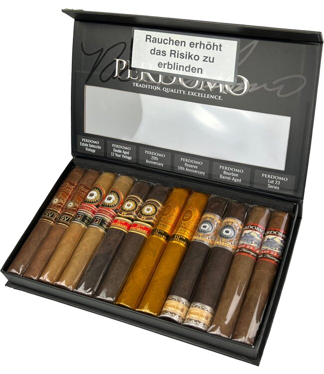 Perdomo Sampler  Connoisseur Collection Award Winning 12er