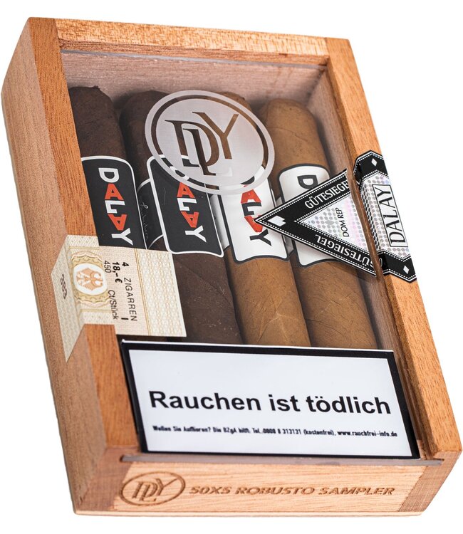 Dalay Zigarren   Sampler Robusto 4er (hell/dunkel)