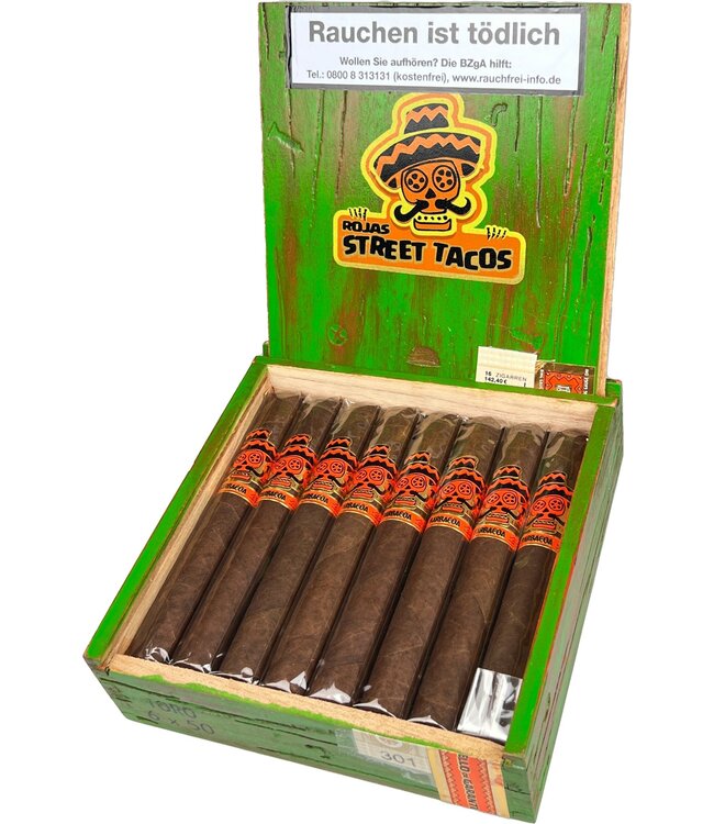 Rojas Zigarren  Rojas Street Tacos Barbacoan Toro