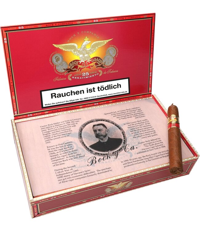 Bock y Compañia Zigarren  Renacimiento 25 años Toro Gordo