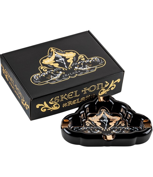 Skelton Aschenbecher xRelaXx Schwarz