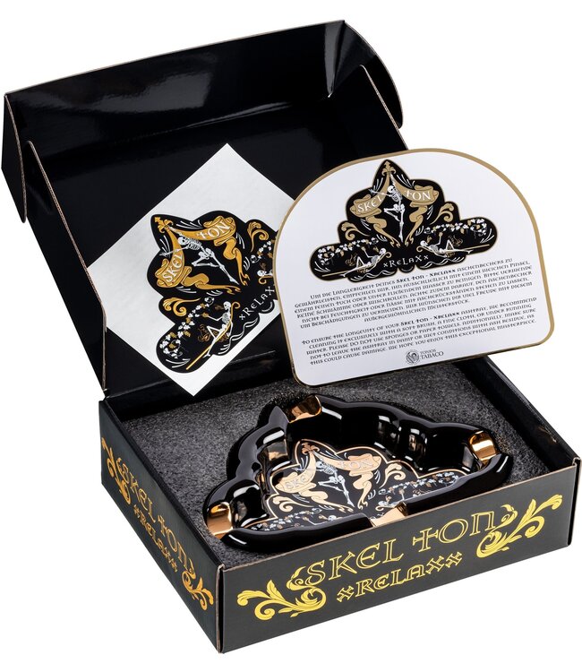 Skelton Aschenbecher xRelaXx Schwarz