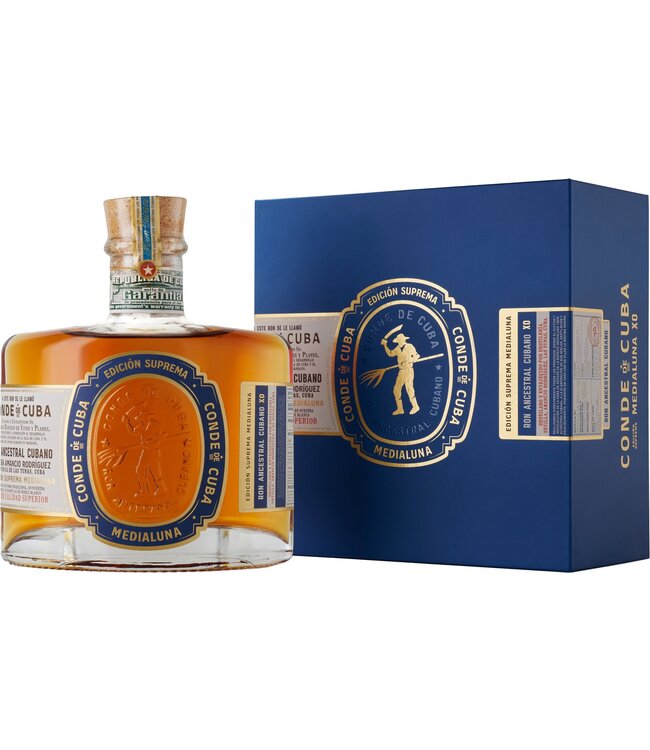 Conde de Cuba Rum Edición Suprema Medialuna (70cl - 40% vol. Alc.)