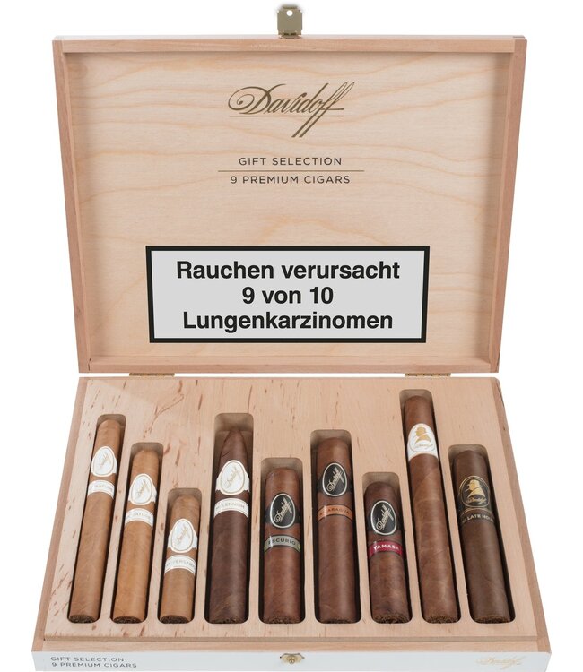 Davidoff   Gift Selection 9 Premium Cigars (9 Zigarren)