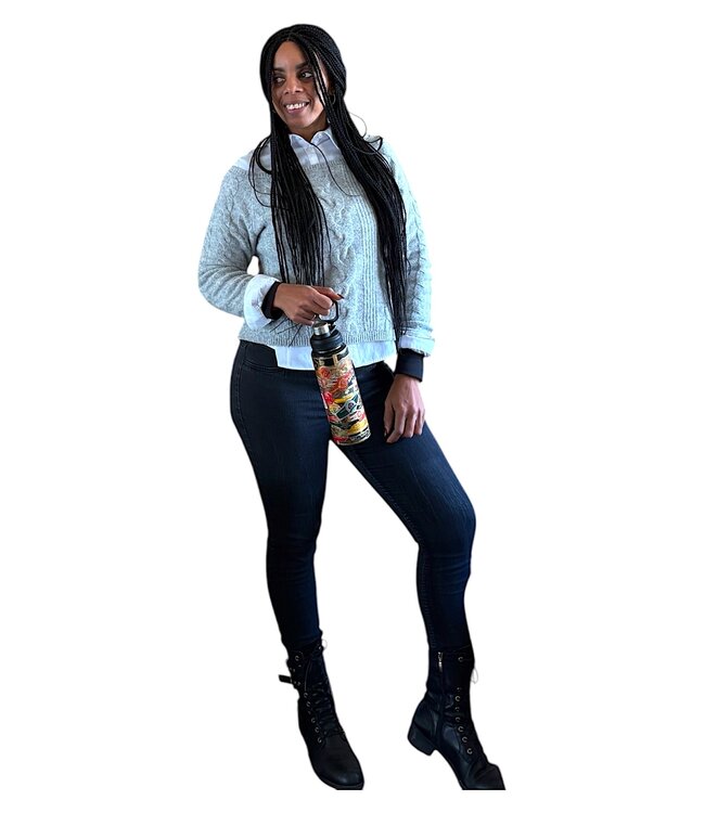 Handmade Thermoflasche – Cigar Bands Edition