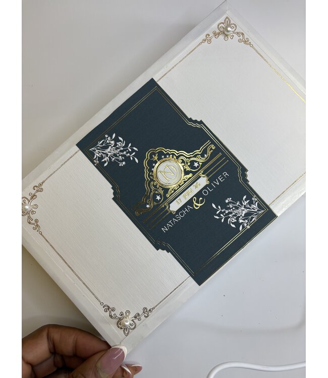 Personalisierte Hochzeitszigarren mit Geschenkbox
