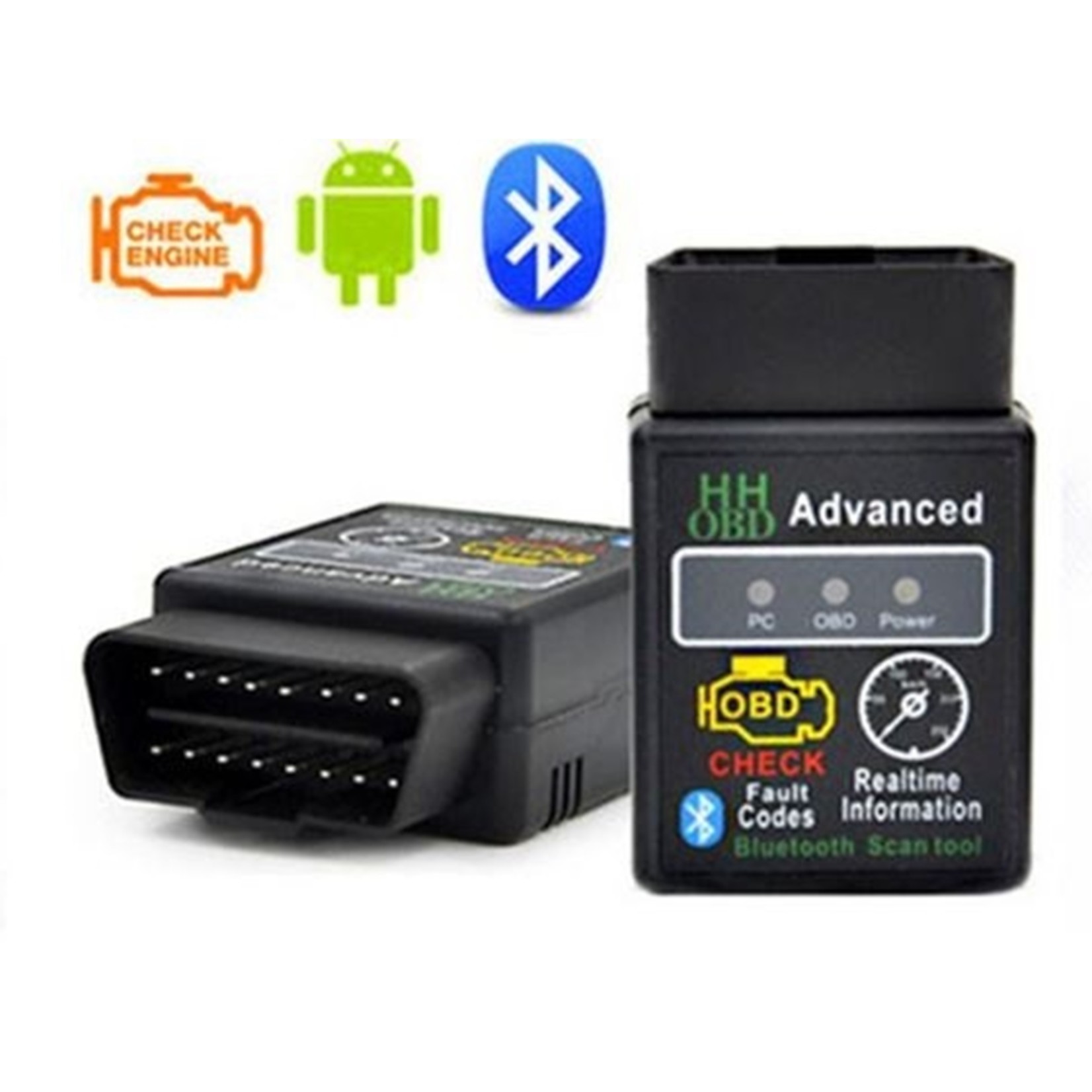 ELM327 OBD2 Bluetooth Scanner – CAN-BUS Diagnose Adapter