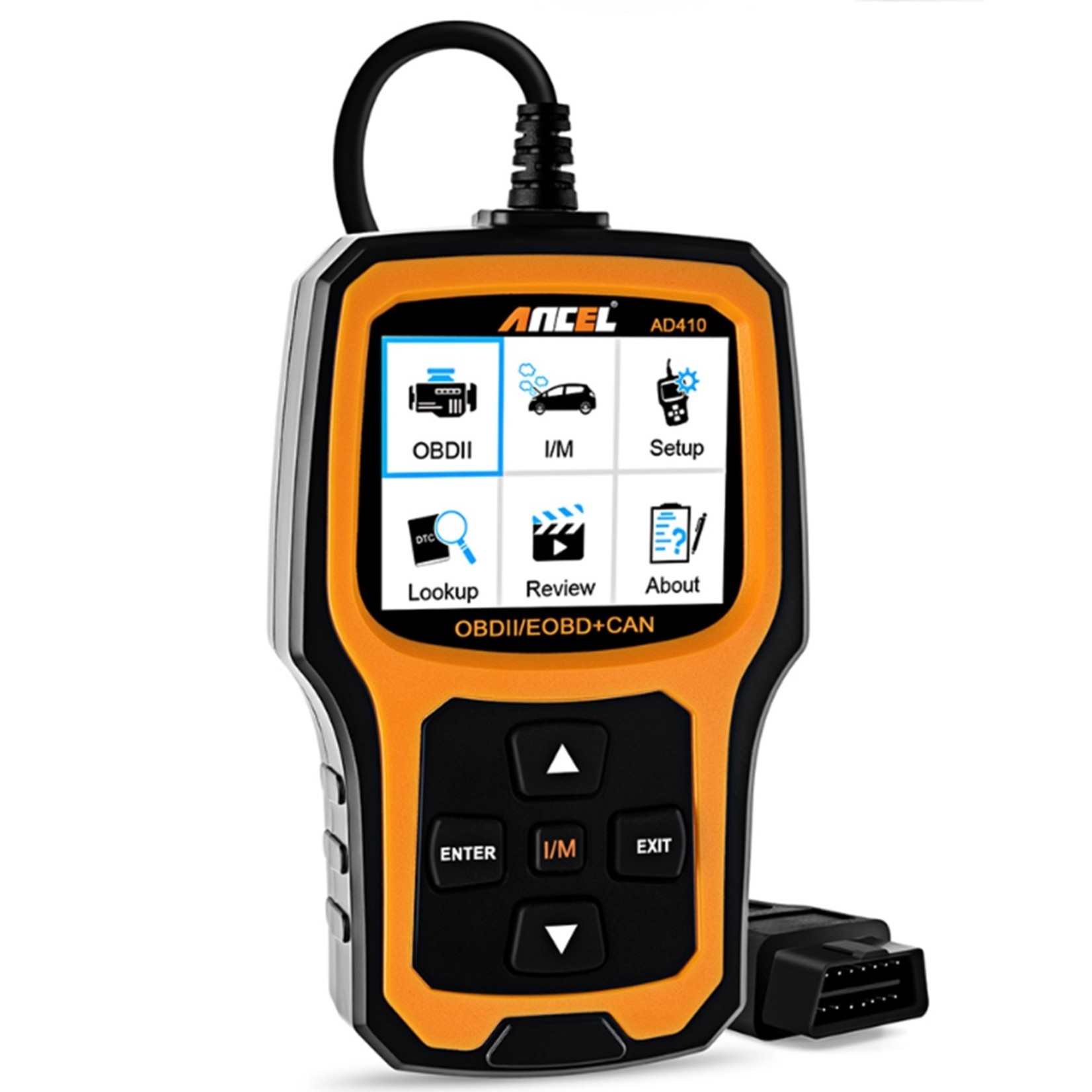 Ancel ANCEL AD410 Diagnosecomputer – OBD2 / EOBD / CAN Handscanner