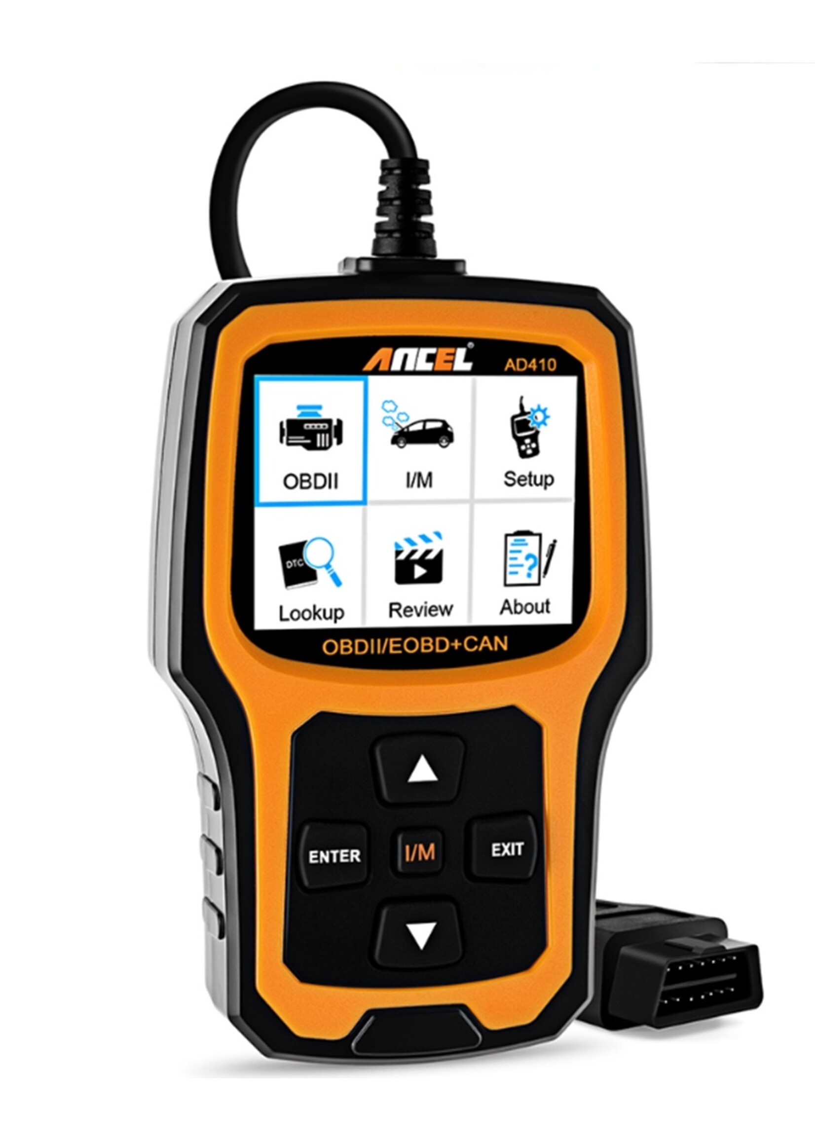 Ancel ANCEL AD410 Diagnosecomputer – OBD2 / EOBD / CAN Handscanner