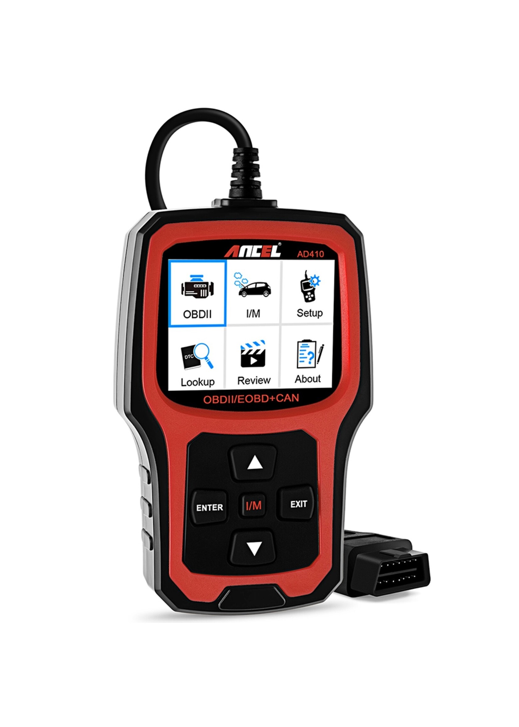 Ancel ANCEL AD410 Diagnosecomputer – OBD2 / EOBD / CAN Handscanner