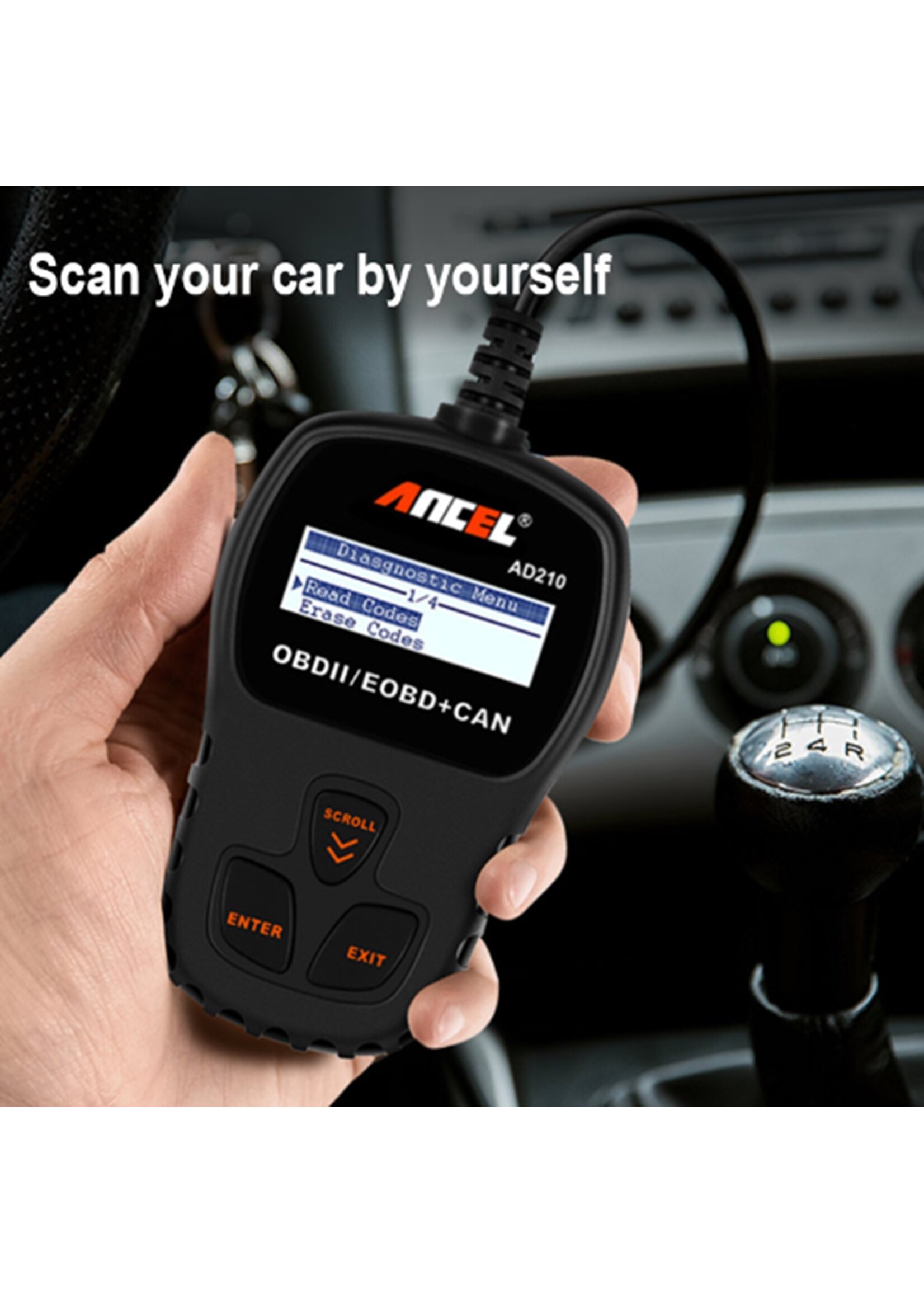 Ancel Ancel AD210 OBD II Scanner – Auto Diagnoseapparaat