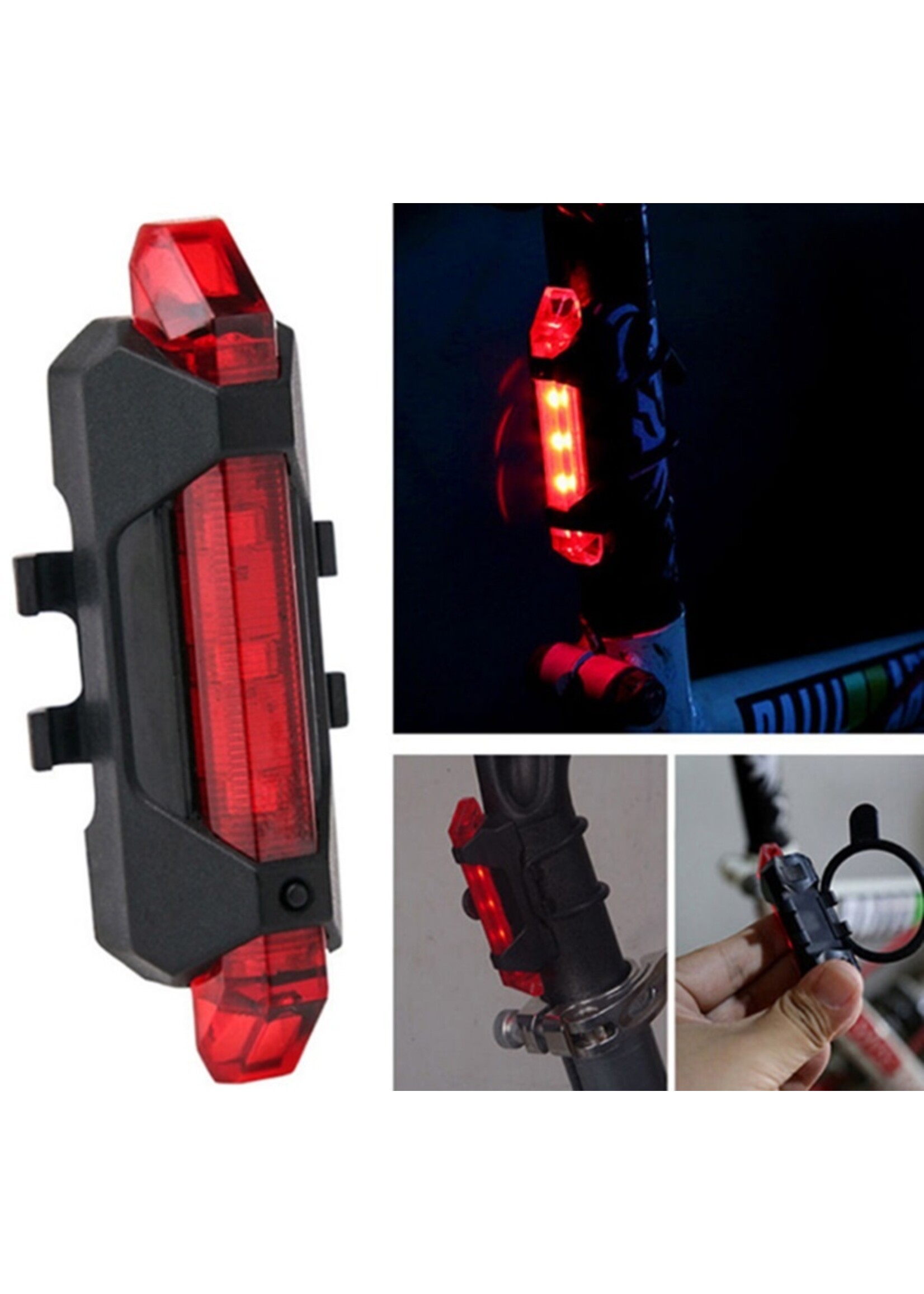 Led Fietslamp - Achterlicht/Voorlicht - USB oplaadbaar