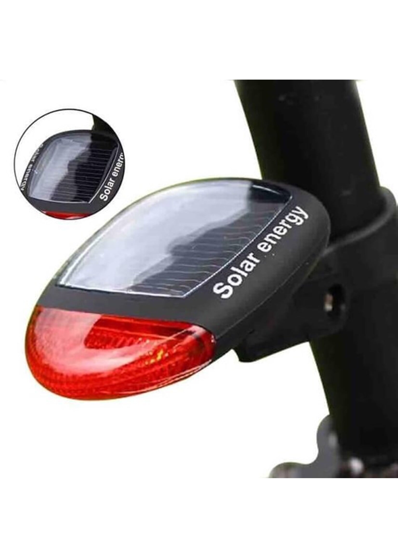 Solar LED Fietslamp - Achterlamp