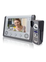 Deurbel met 7 inch scherm - Intercom met draad Deurintercom - 7 inch kleurenmonitor