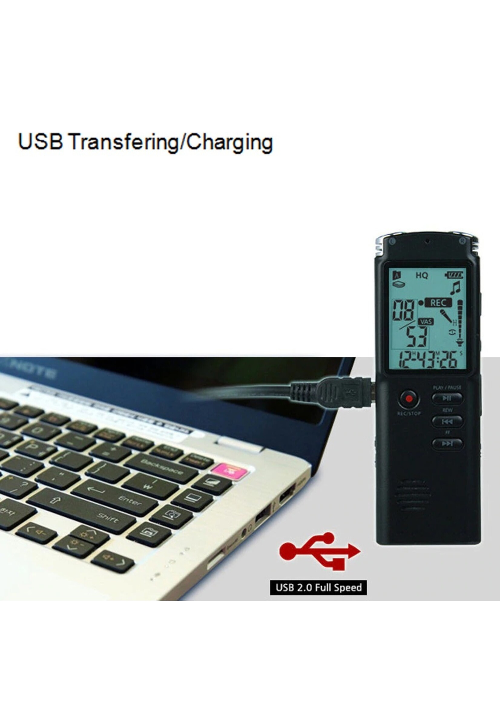 Premium Digitale Recorder - Premium Voice Recorder - Multifunctionele Voice Recorder