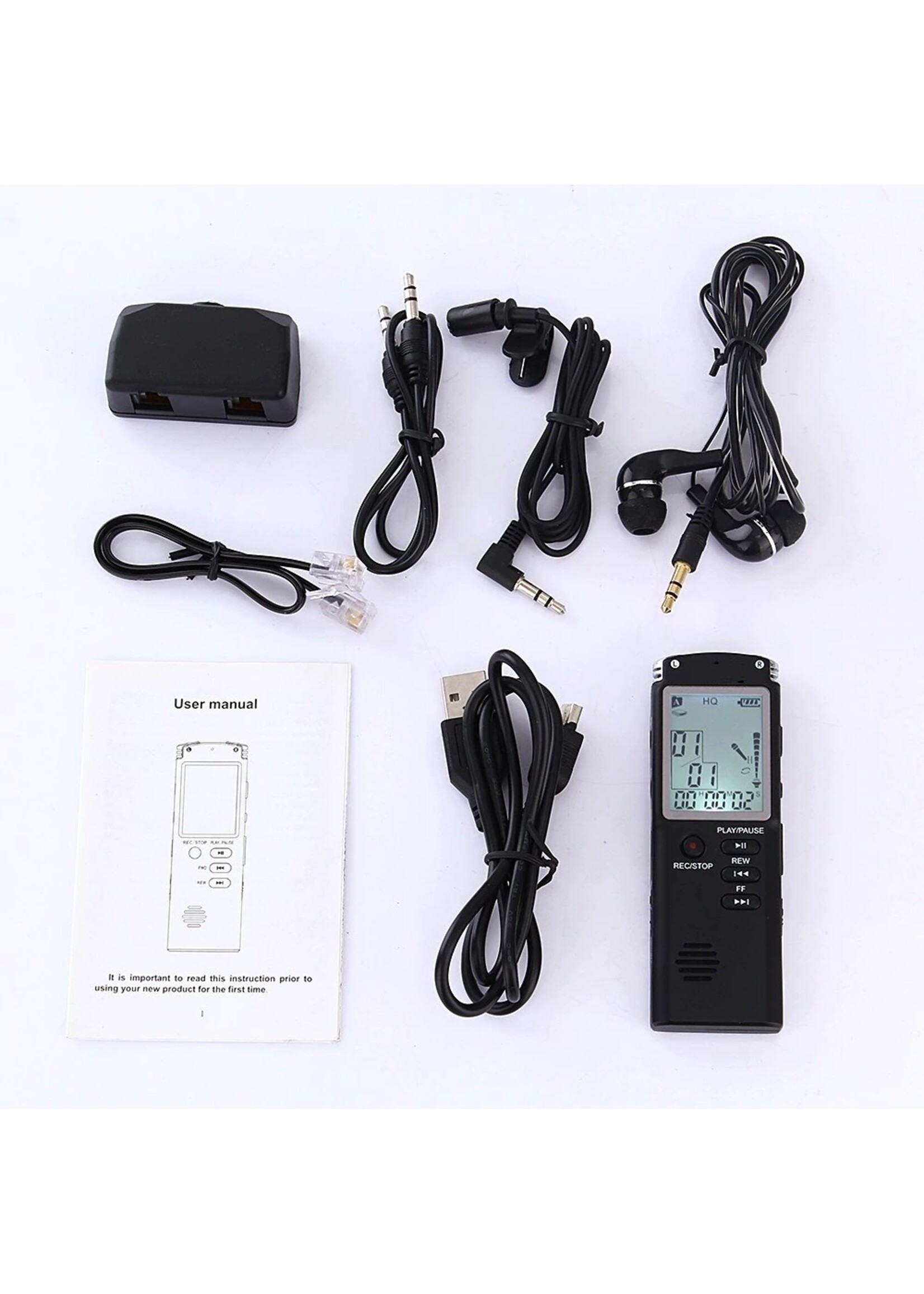 Premium Digitale Recorder - Premium Voice Recorder - Multifunctionele Voice Recorder