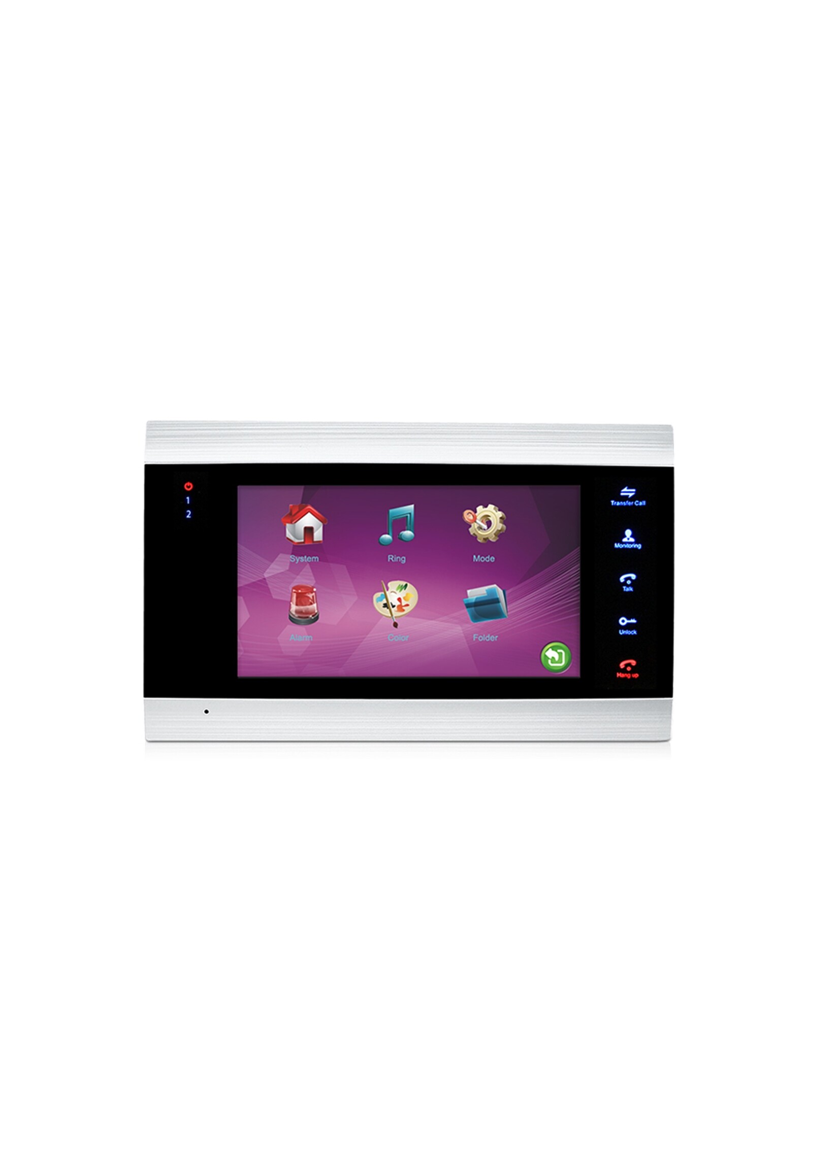 Intercom met draad Deurintercom - 7'' inch kleurenmonitor en 1200TVL video/foto camera