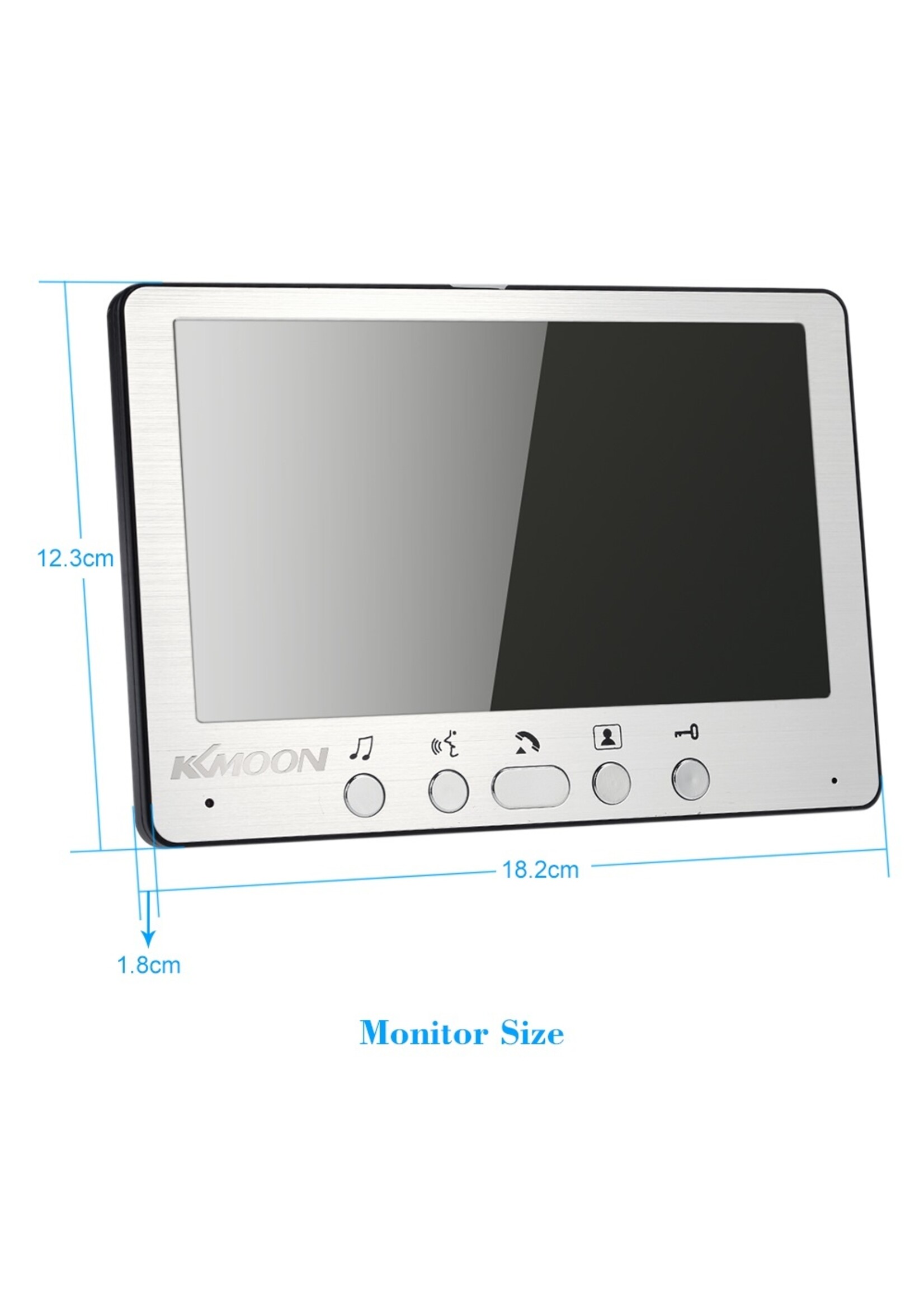 Intercom met draad Deurintercom - 7 inch kleurenmonitor en 700TVL video/foto camera