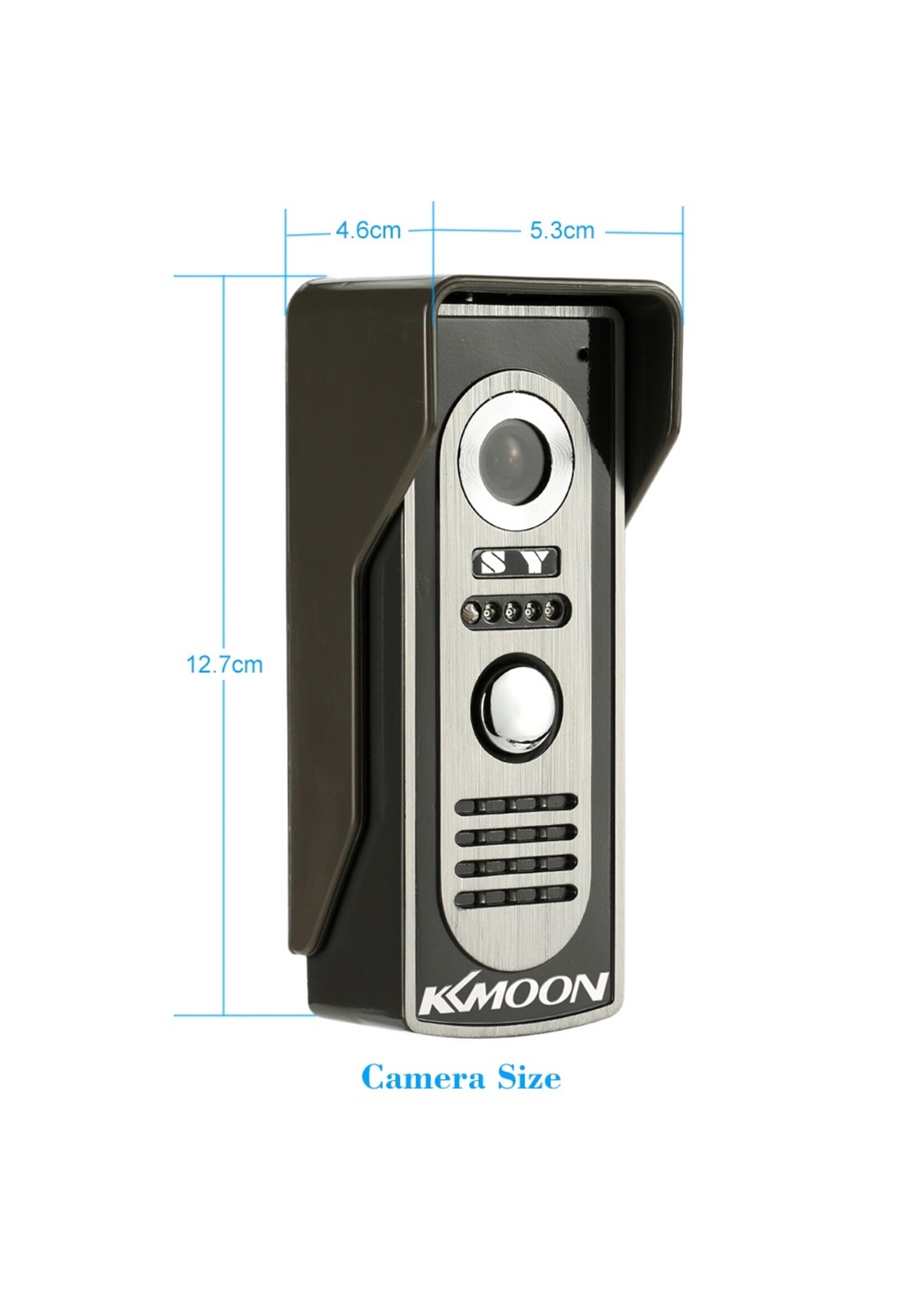 Intercom met draad Deurintercom - 7 inch kleurenmonitor en 700TVL video/foto camera