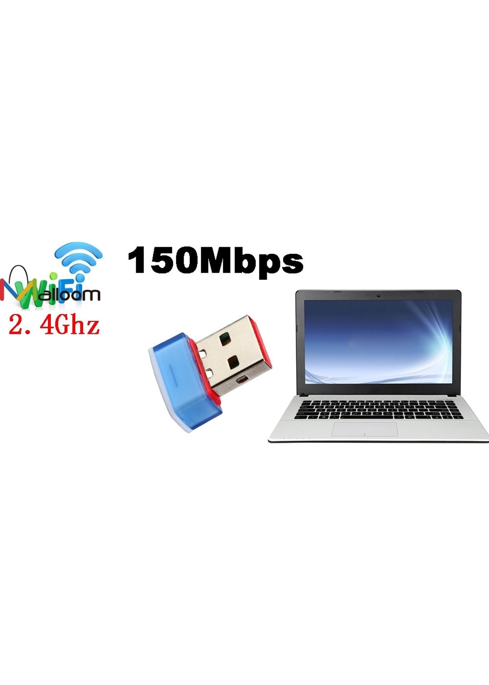 EDUP EP-N8508GS RTL8188CUS chipset 150 Mbps WiFi USB netwerk 802.11n / g / b LAN-adapter