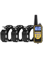 Trainingshalsband - trainingsband - teletac 300m oplaadbaar - Voor 3 honden