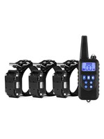 Trainingshalsband - trainingsband voor u hond met afstandsbediening – Waterdicht - Oplaadbaar - Trainingsband 998DR - 100 levels - 300 meter - Halsband 25 tot 58 cm - Voor 3 honden