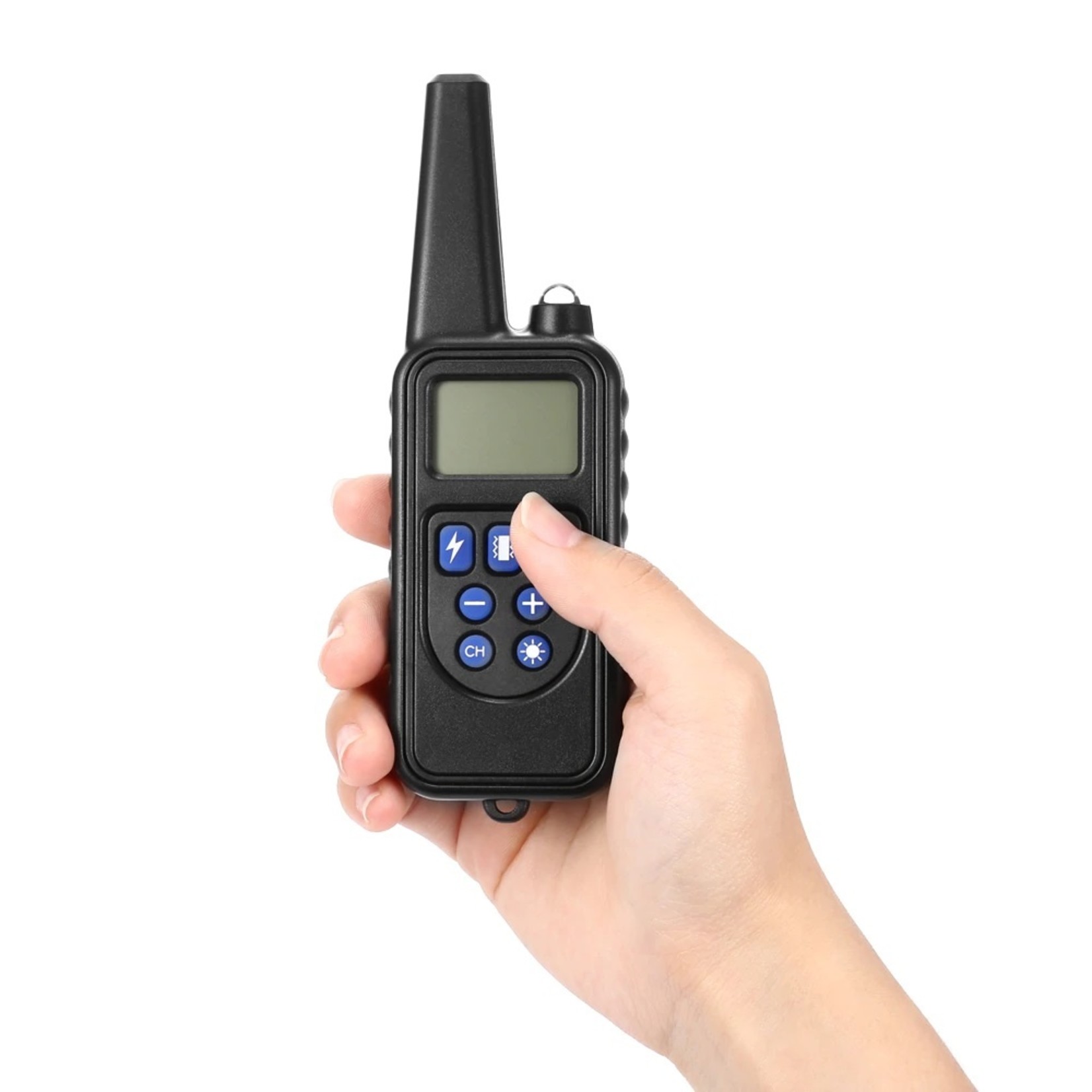 Trainingshalsband - trainingsband - teletac 300m oplaadbaar - Voor 2 honden