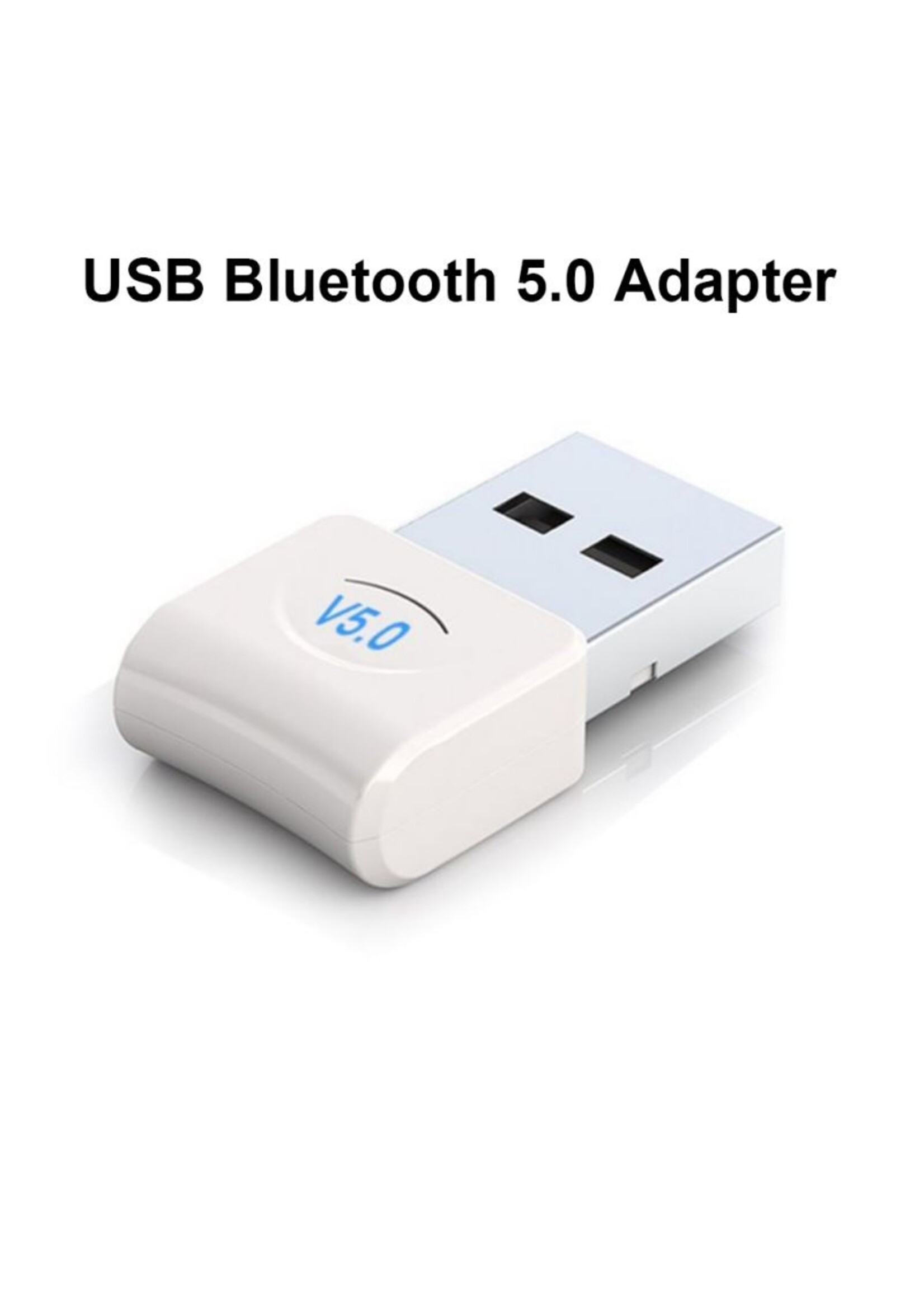 Bluetooth CSR 5.0 Dongle - Mini Bluetooth 5.0 USB Adapter – Dongle - Bluetooth adapter - draadloze dongle - verbind meerdere bluetooth apparaten