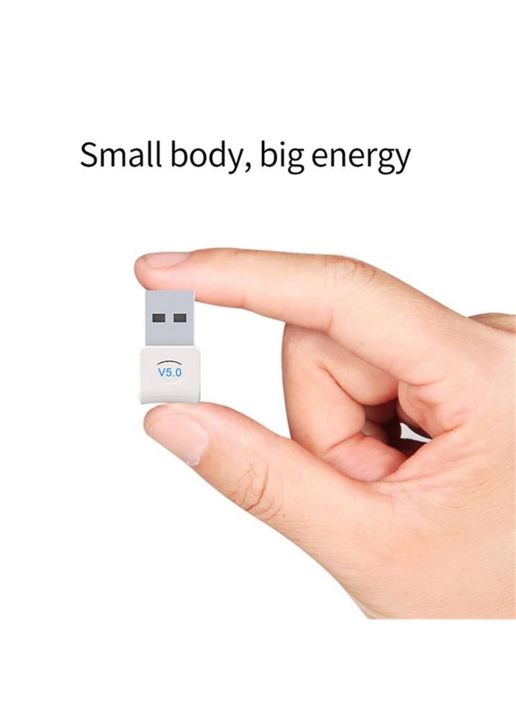 Bluetooth CSR 5.0 Dongle - Mini Bluetooth 5.0 USB Adapter – Dongle - Bluetooth adapter - draadloze dongle - verbind meerdere bluetooth apparaten