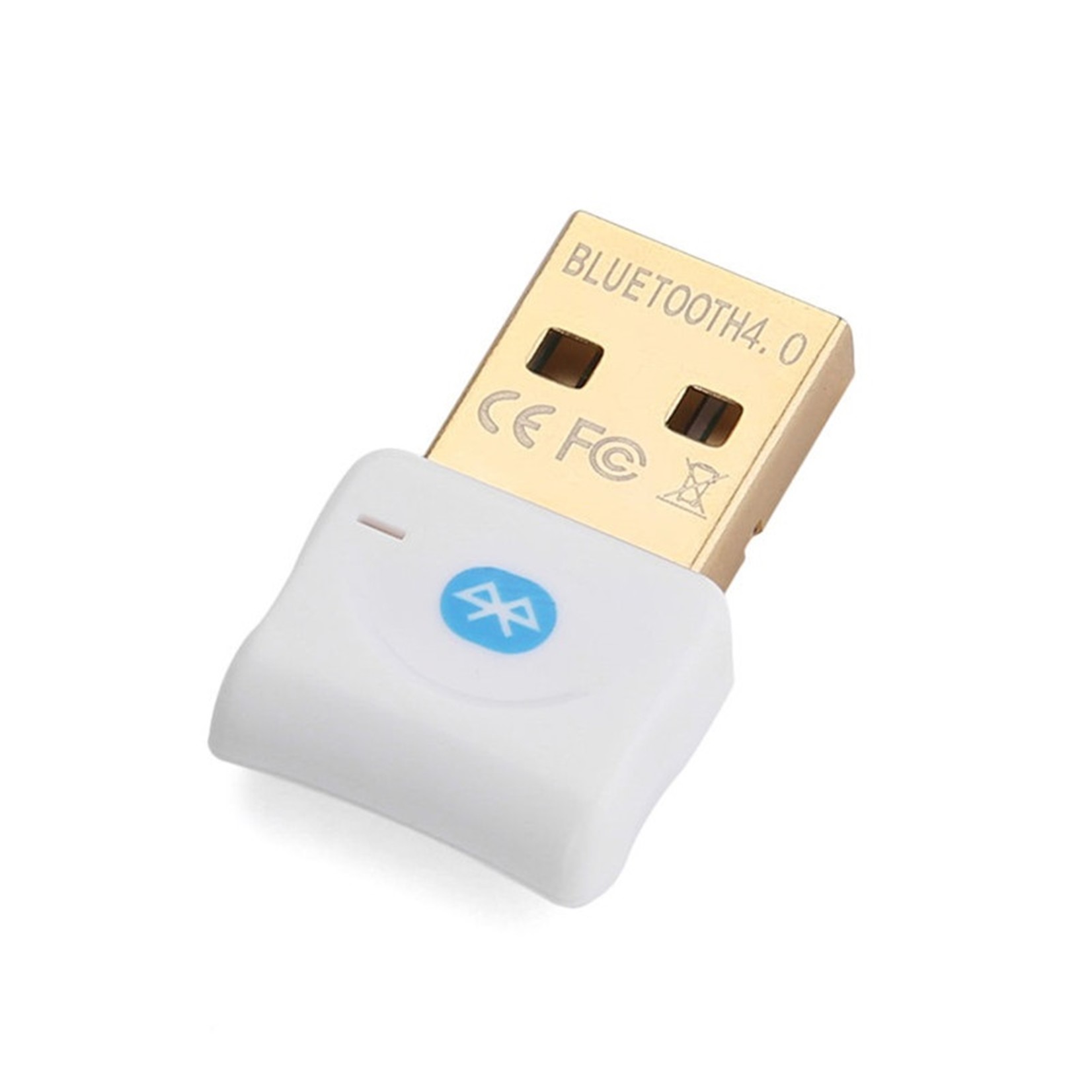 Bluetooth 4.0 USB Micro Dongle / Adapter - Wit