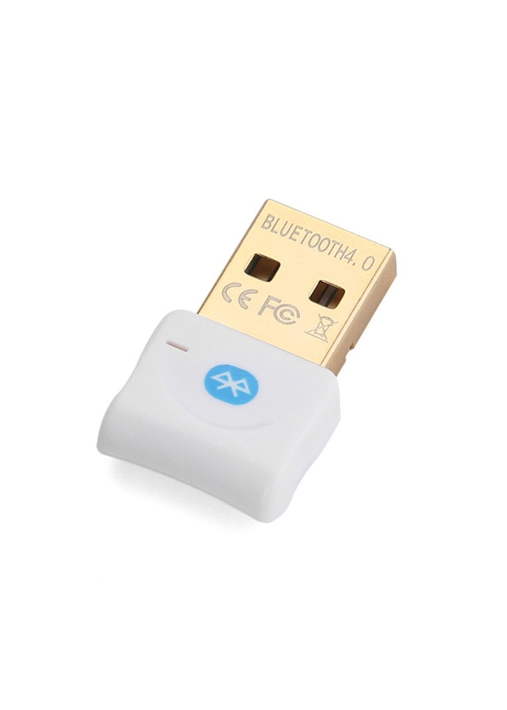 Bluetooth 4.0 USB Micro Dongle / Adapter - Wit