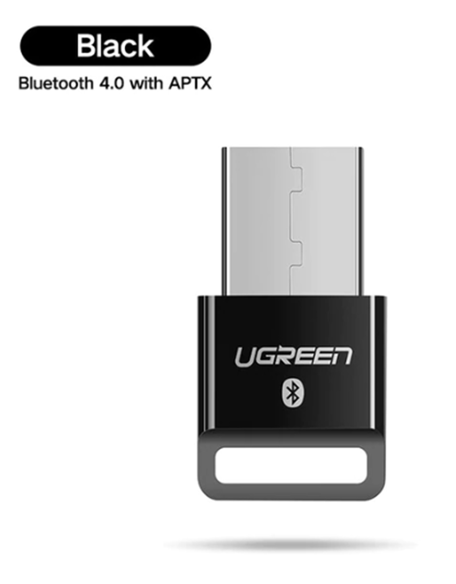 Merkloos UGREEN USB 2.0 Bluetooth-adapter APTX Bluetooth V4.0 dongle audio-ontvanger Bluetooth-zend