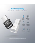 UGREEN USB 2.0 Bluetooth-adapter APTX Bluetooth V4.0 dongle audio-ontvanger Bluetooth-zend- Wit