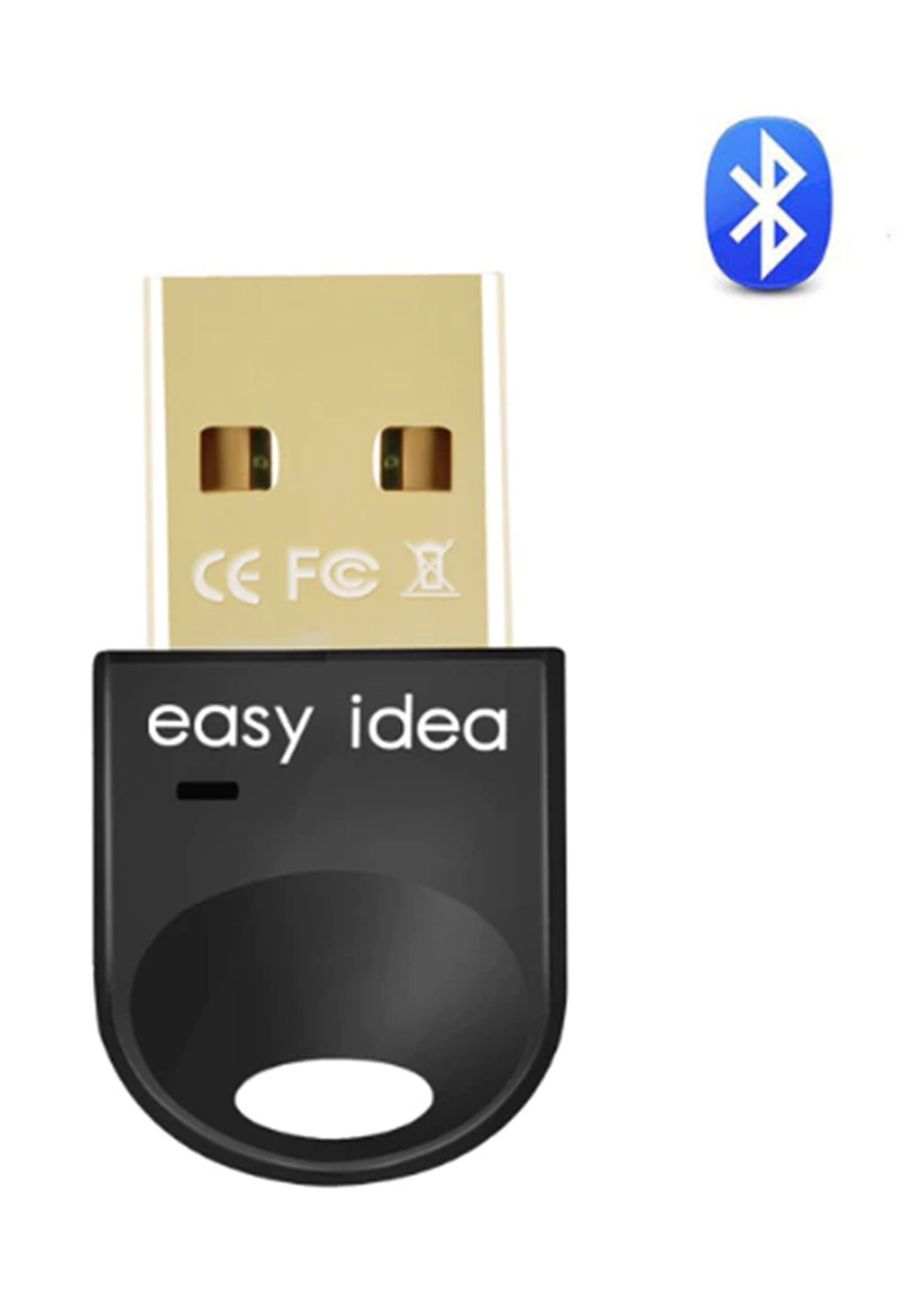 Bluetooth 4.0 USB Micro Dongle / Adapter - Zwart