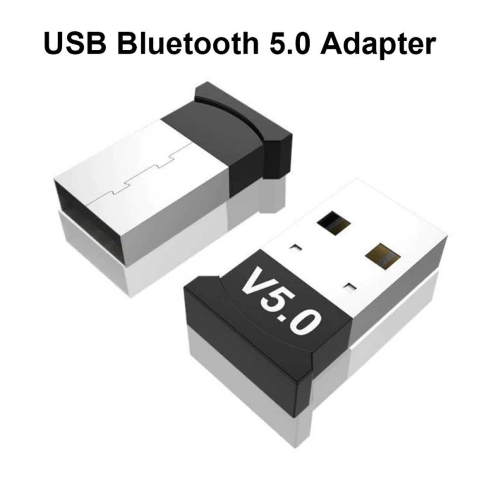 Bluetooth CSR 5.0 Dongle - Mini Bluetooth 5.0 USB Adapter – Dongle - Bluetooth adapter - draadloze dongle - verbind meerdere bluetooth apparaten