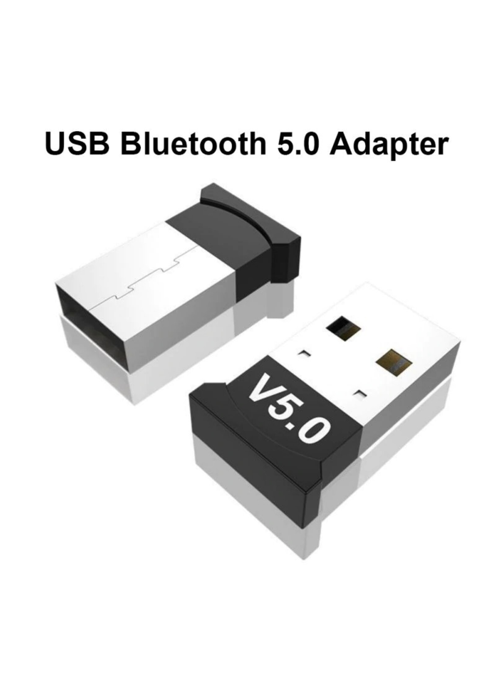 Bluetooth CSR 5.0 Dongle - Mini Bluetooth 5.0 USB Adapter – Dongle - Bluetooth adapter - draadloze dongle - verbind meerdere bluetooth apparaten
