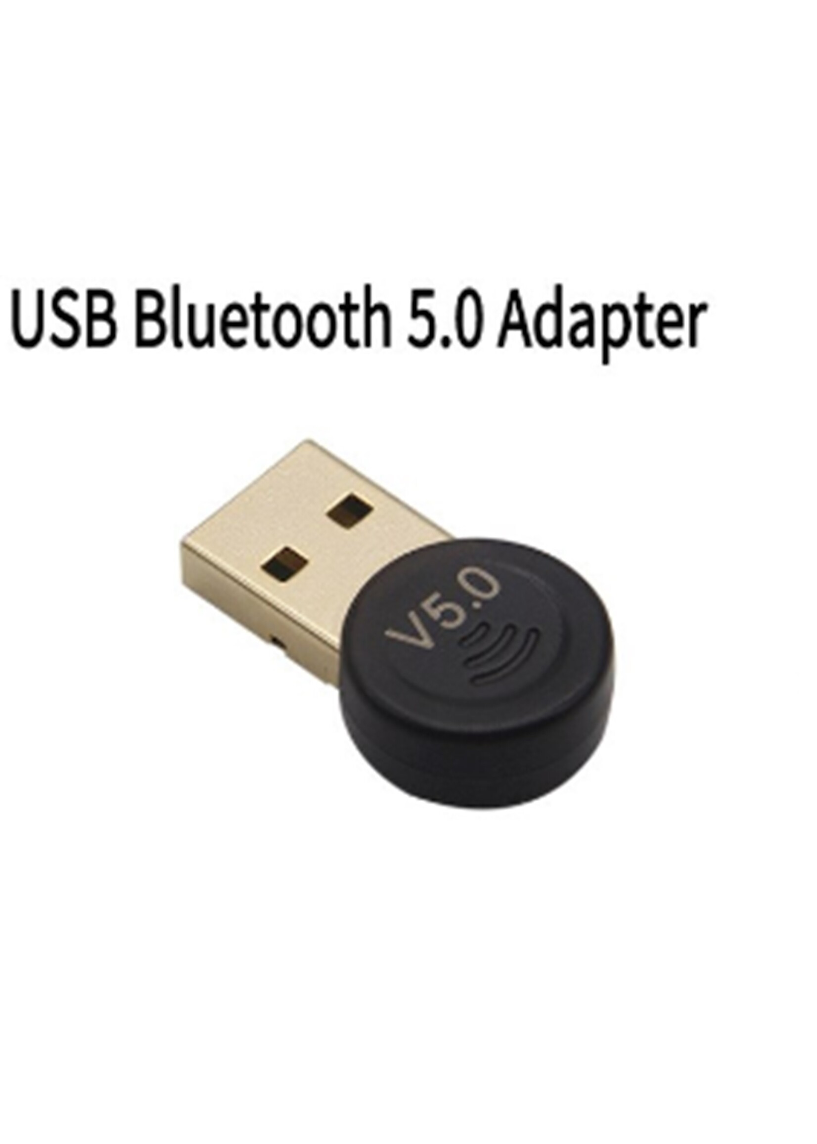 Bluetooth CSR 5.0 Dongle - Mini Bluetooth 5.0 USB Adapter – Dongle - Bluetooth adapter - draadloze dongle - verbind meerdere bluetooth apparaten