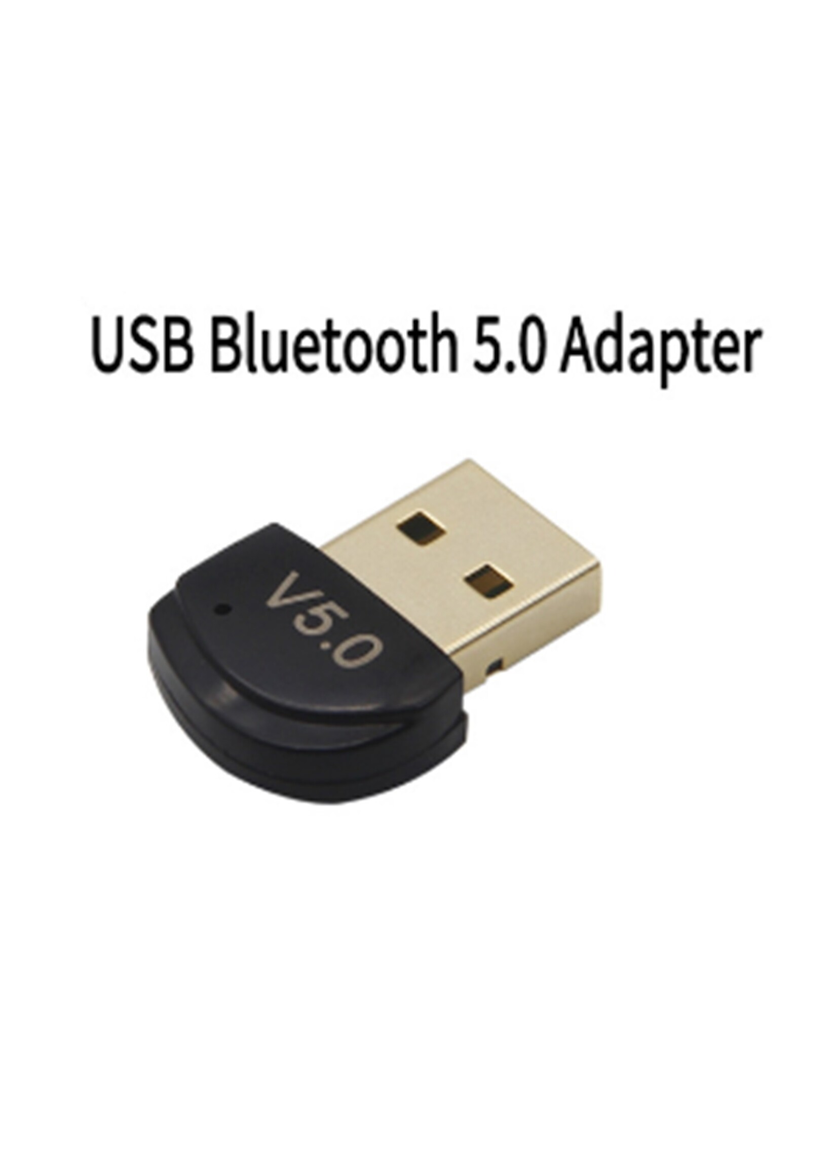 Bluetooth CSR 5.0 Dongle - Mini Bluetooth 5.0 USB Adapter – Dongle - Bluetooth adapter - draadloze dongle - verbind meerdere bluetooth apparaten