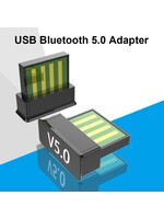 1 STUKS Bluetooth CSR 5.0 Dongle - Mini Bluetooth 5.0 USB Adapter – Dongle - Bluetooth adapter - draadloze dongle - verbind meerdere bluetooth apparaten