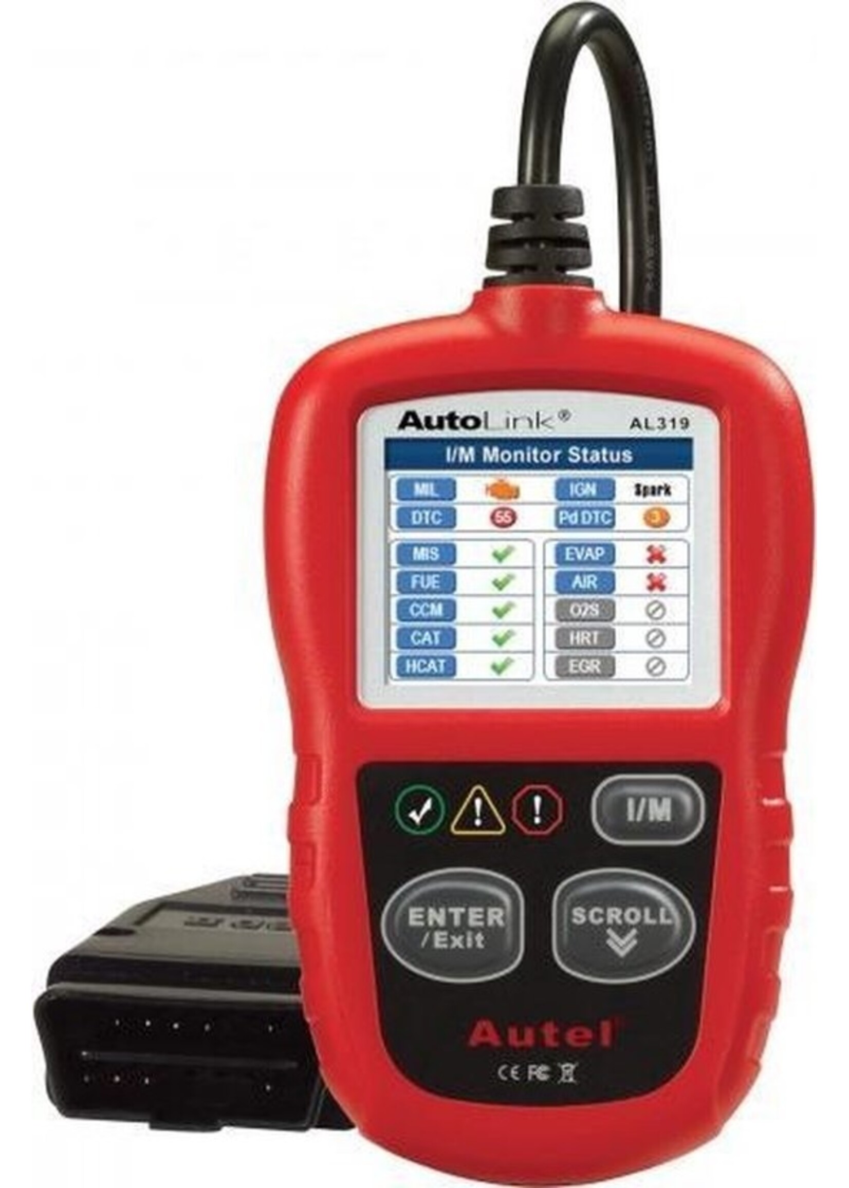 Autel Autel AL319 OBD2 Diagnoselezer – Scantool voor Auto's met OBD II Aansluiting