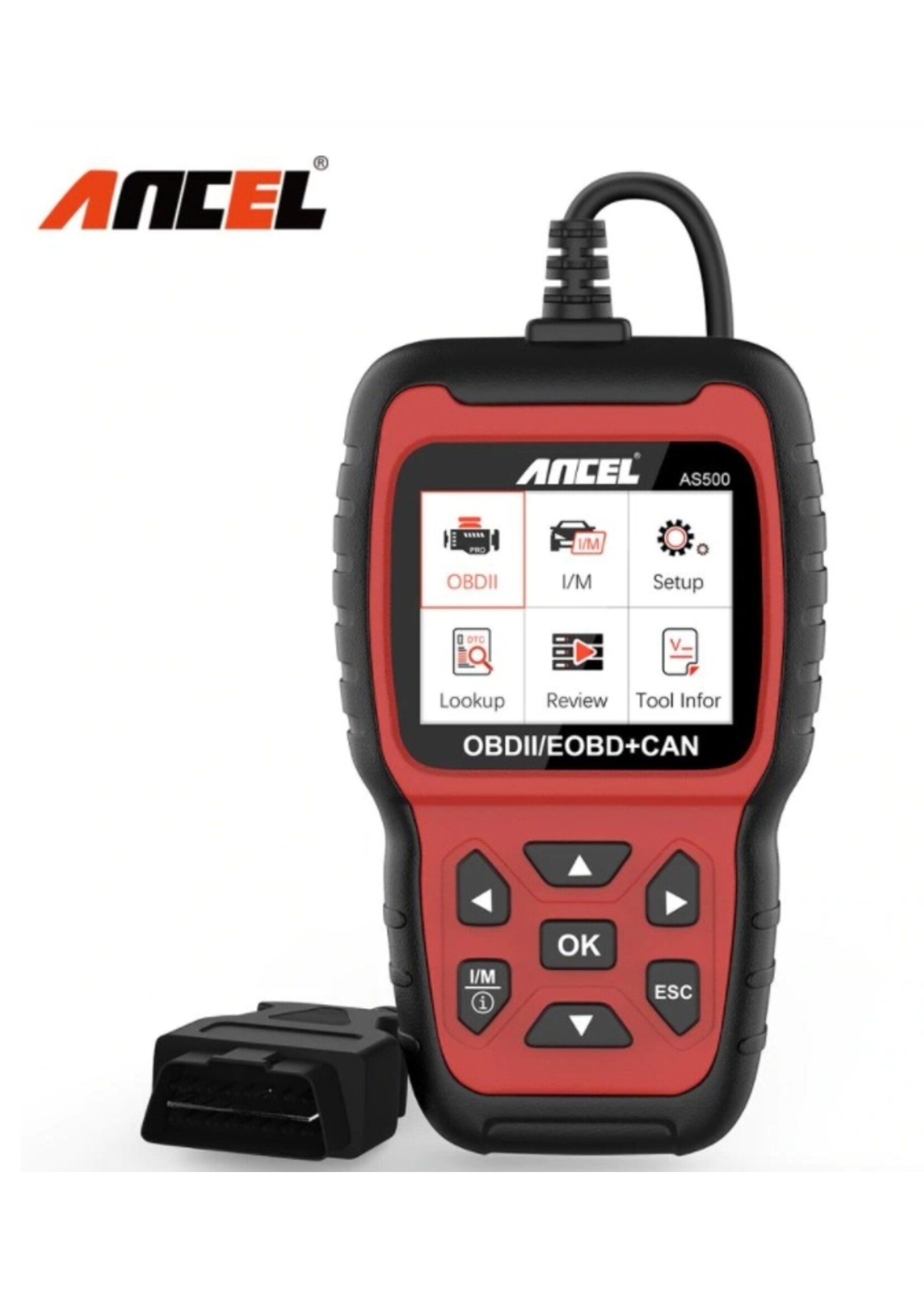 Ancel ANCEL AS500 Diagnosecomputer - OBD II - OBD2 - EOBD - CAN Handscanner – Diagnoseapparatuur