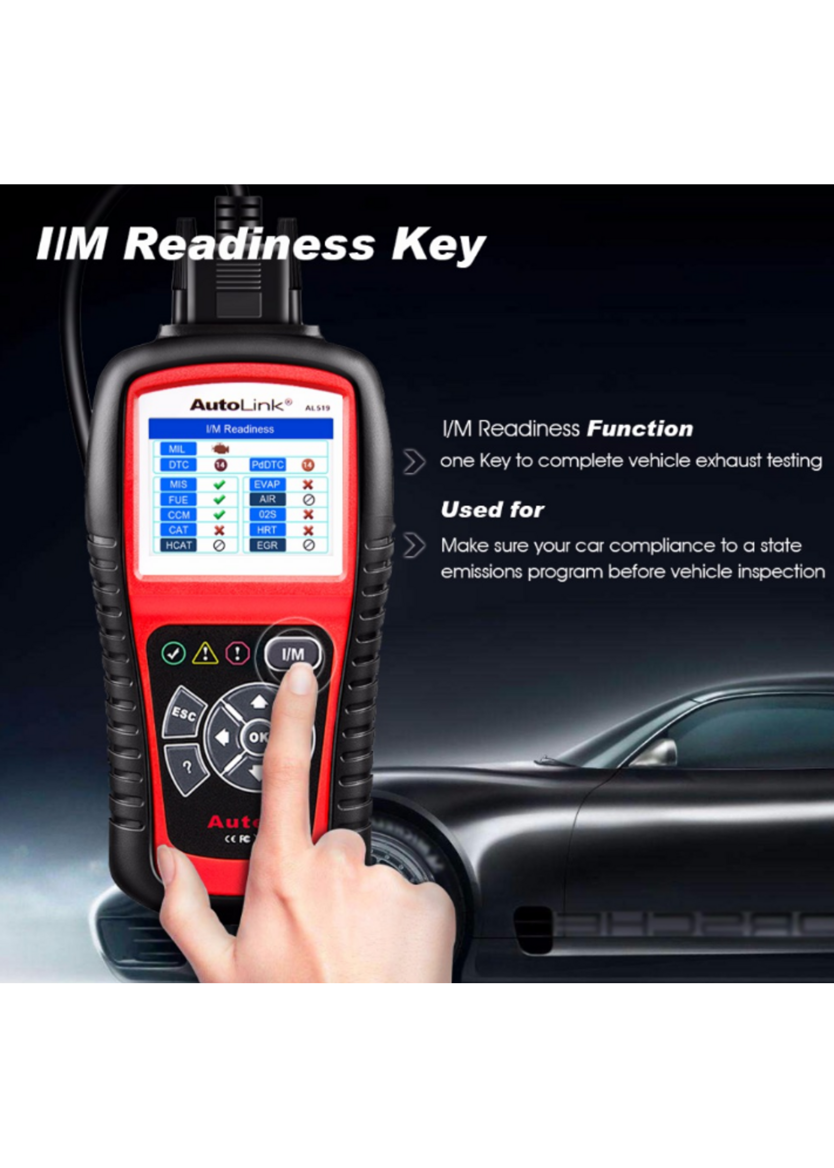 Autel Autel AL519 - OBD-scanner - OBD2 – OBDII – Diagnose scanner - Diagnosecomputer