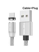 Magnetische Oplaadkabel - Magneet met Micro-USB adapter - 360 graden – Laadkabel draaibaar