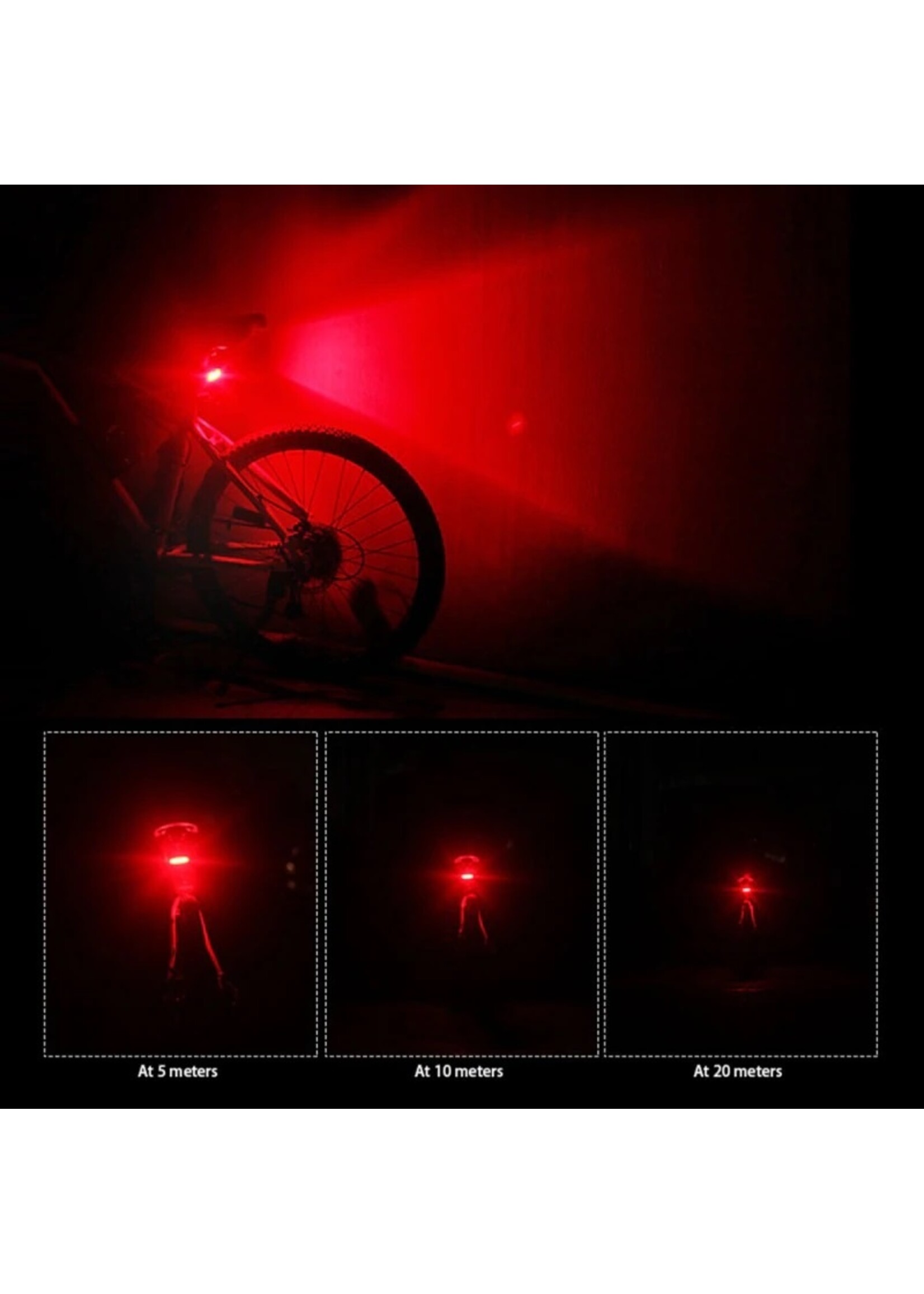 Led Fietslamp - Achterlicht - USB oplaadbaar
